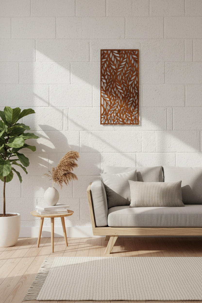 Panel en salón premium con sombras