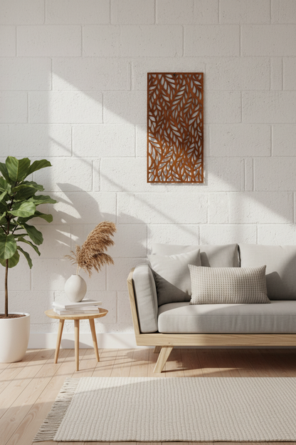 Panel en salón premium con sombras